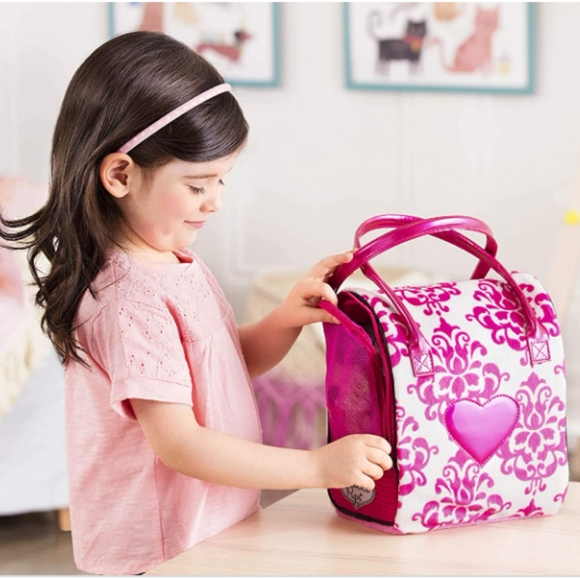 Pucci Pups Pink and White Plush Bag - Picture 5 of 7